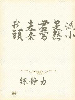 我夫君是灭世魔头秦莺然小说全文