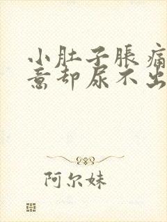 小肚子胀痛有尿意却尿不出来