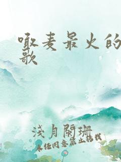 喊麦最火的十首歌