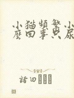 小猫频繁小便怎么回事只尿一点