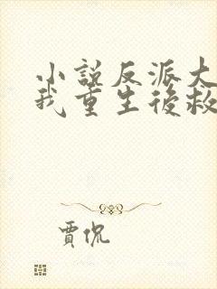 小说反派大佬让我重生后救他