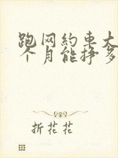 跑网约车大概一个月能挣多少钱