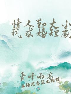 情人节大小姐向我求婚短剧免费版观看