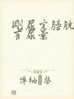 刚尿完膀胱胀又有尿意