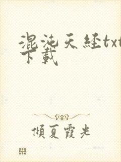 混沌天经txt下载