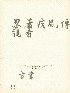 忍者疾风传免费观看