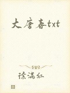 大唐春txt