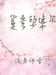 货车的使用年限是多少年