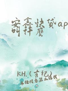 安鑫快贷app叫什么