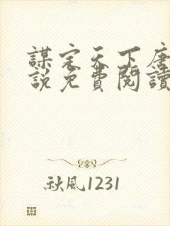 谋定天下唐诚小说免费阅读