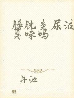 膀胱炎尿液是氨臭味吗