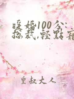暖婚100分:总裁,轻点宠