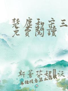 楚尘和宋三小姐免费阅读