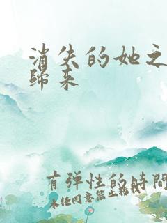 消失的她之重生归来