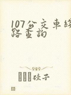 107公交车线路查询