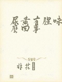 尿黄有腥味是怎么回事