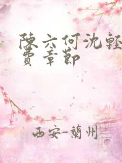 陈六何沈轻舞免费章节