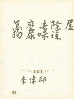 怎么去除屋里的狗尿味道