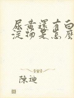 尿黄还有白色沉淀物是怎么回事