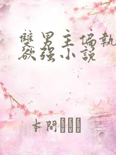 双男主偏执占有欲强小说