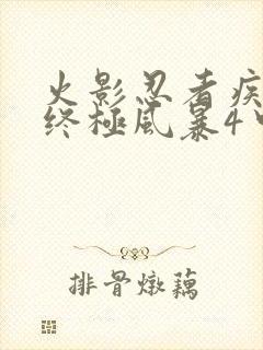 火影忍者疾风传终极风暴4中文