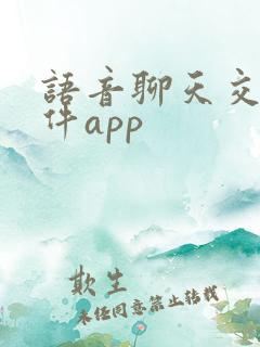 语音聊天交友软件app