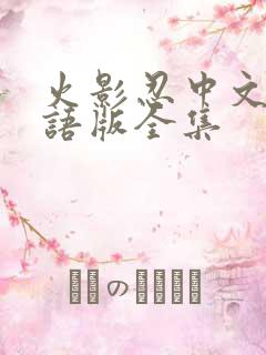 火影忍中文版国语版全集