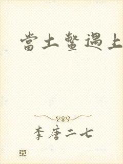 当土鳖遇上海龟