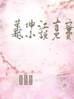 叶坤江有容的穿越小说免费阅读全文