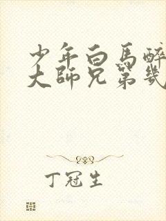 少年白马醉春风大师兄第几集出现的