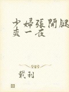 少妇张开腿让我爽一夜