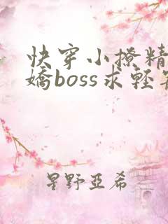 快穿小撩精:病娇boss求轻宠小说
