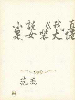 小说 《我真不是女装大佬》