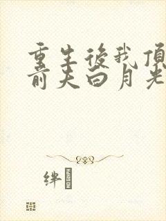 重生后我顶替了前夫白月光免费阅读