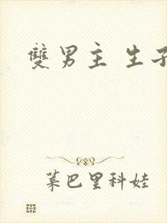 双男主 生子文