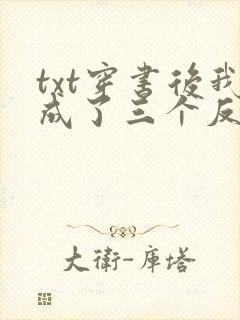 txt穿书后我成了三个反派的恶毒后娘