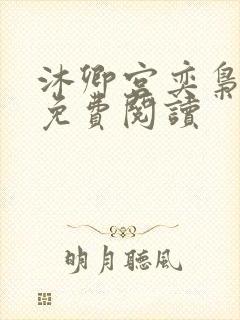 沐卿宫奕枭小说免费阅读