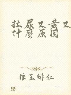 拉尿又黄又臭是什么原因