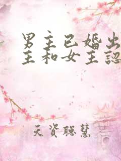 男主已婚出轨女主和女主认识的小说