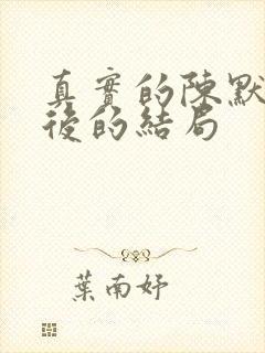 真实的陈默群最后的结局