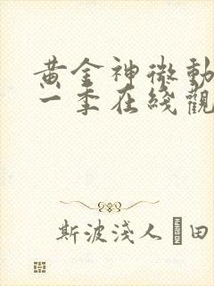 黄金神微动漫第一季在线观看
