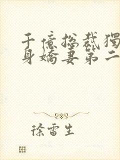 千亿总裁独宠替身娇妻第二季