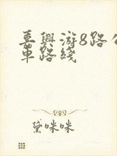 嘉兴游8路公交车路线