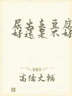 尿出来豆腐渣是好还是不好