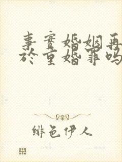 事实婚姻再婚属于重婚罪吗