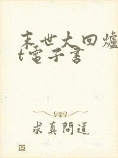 末世大回炉txt电子书