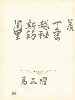 周斯越丁羡暗格里的秘密