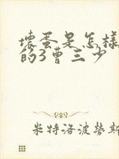 坏蛋是怎样炼成的3曹三少