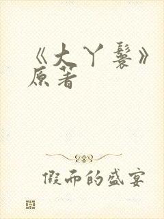 《大丫鬟》小说原著