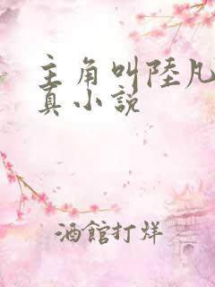 主角叫陆凡的修真小说